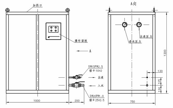 十八胺投加装置安装位置图